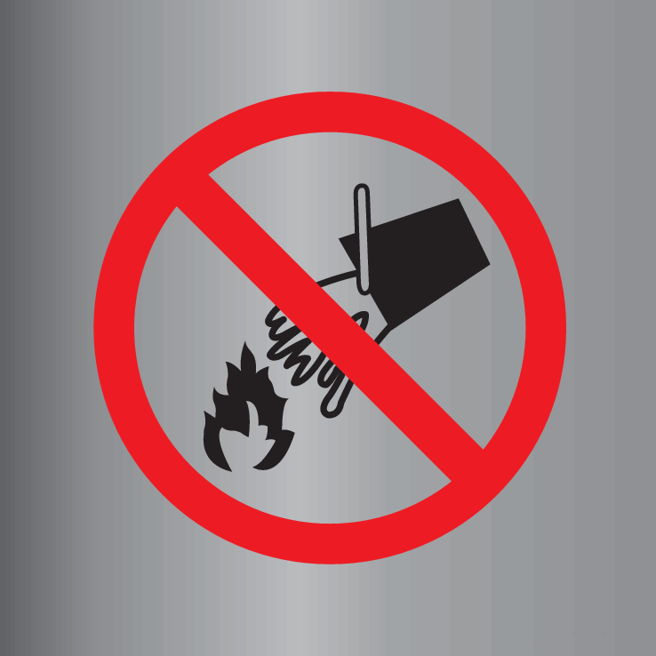 Bild der Kategorie Blussen met Water Verboden