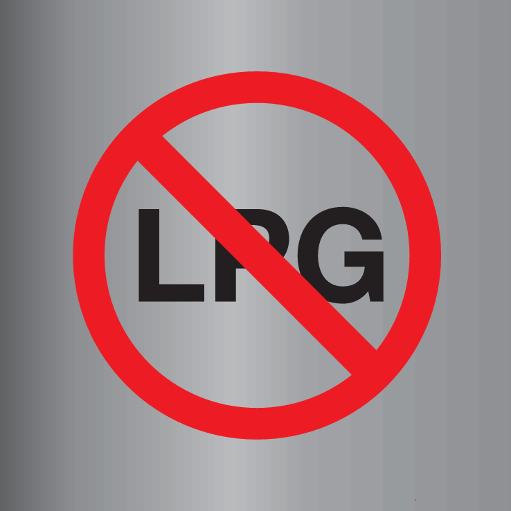 Bild der Kategorie Verboden LPG