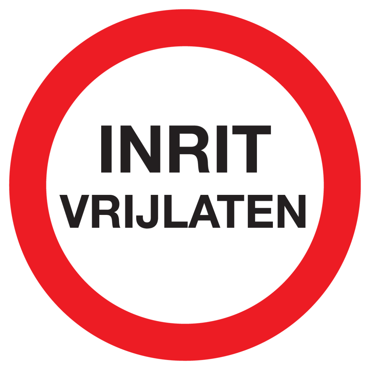 Bild der Kategorie Inrit / Uitrit Vrijlaten