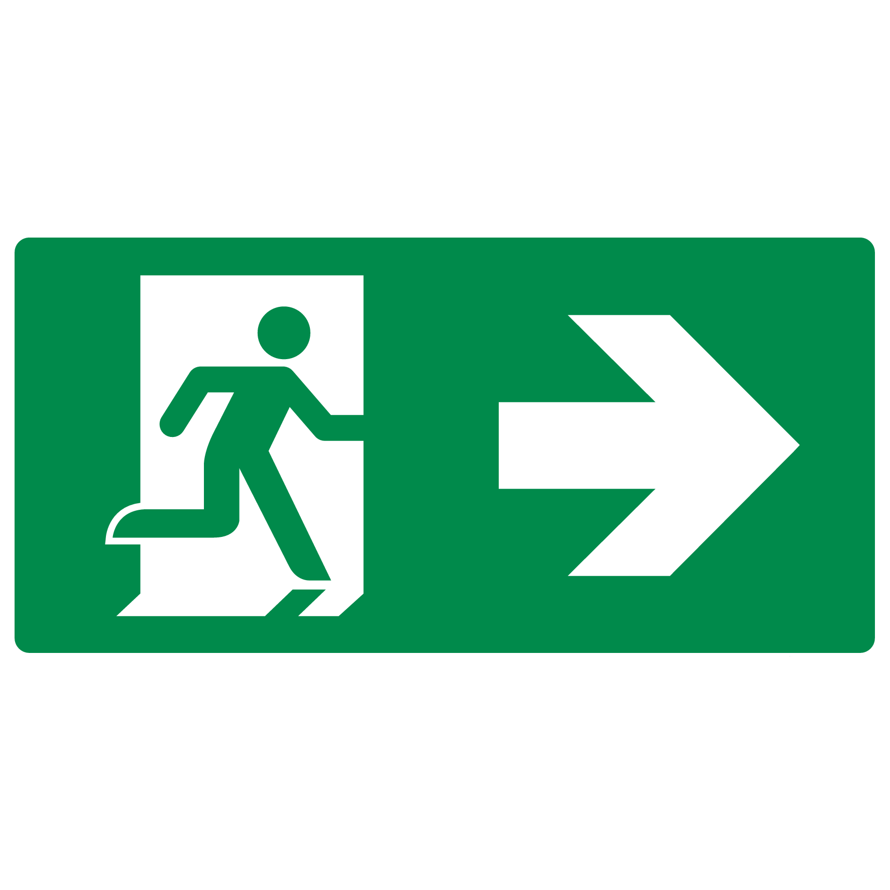 Bild der Kategorie Nooduitgang rechts