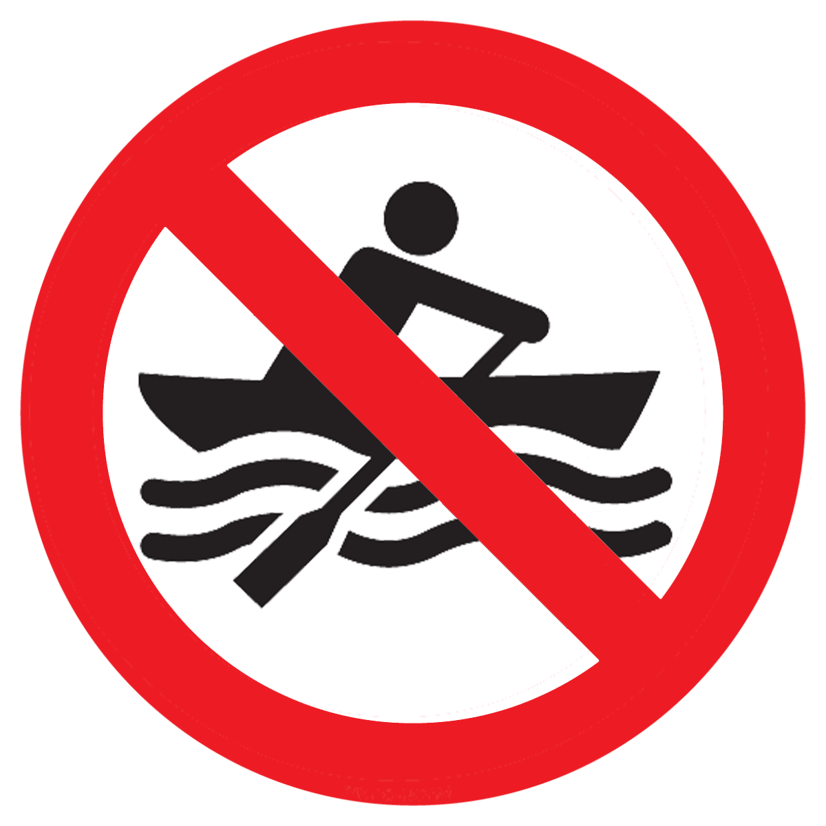 Bild der Kategorie Handmatig aangedreven vaartuigen verboden