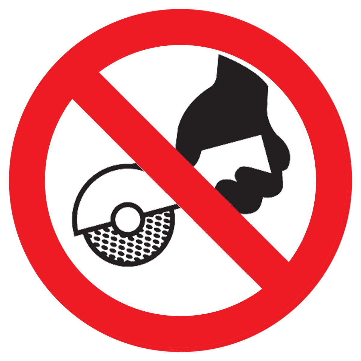 Bild der Kategorie Verboden met de hand te slijpen