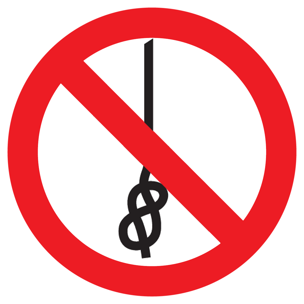 Bild der Kategorie Verboden om knopen te maken