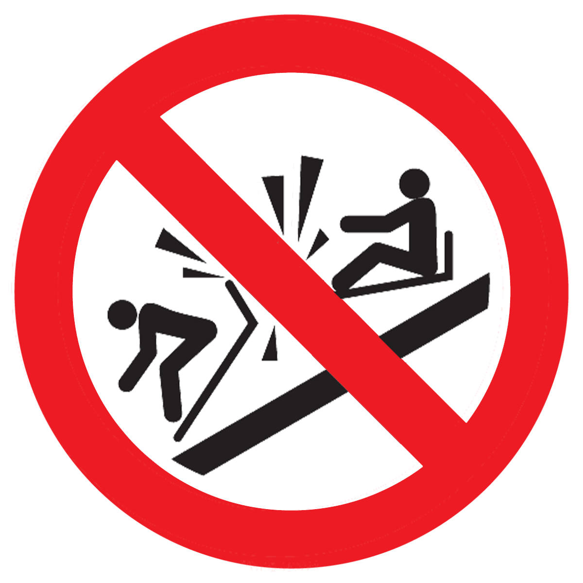 Bild der Kategorie Verboden tegen de slee te botsen