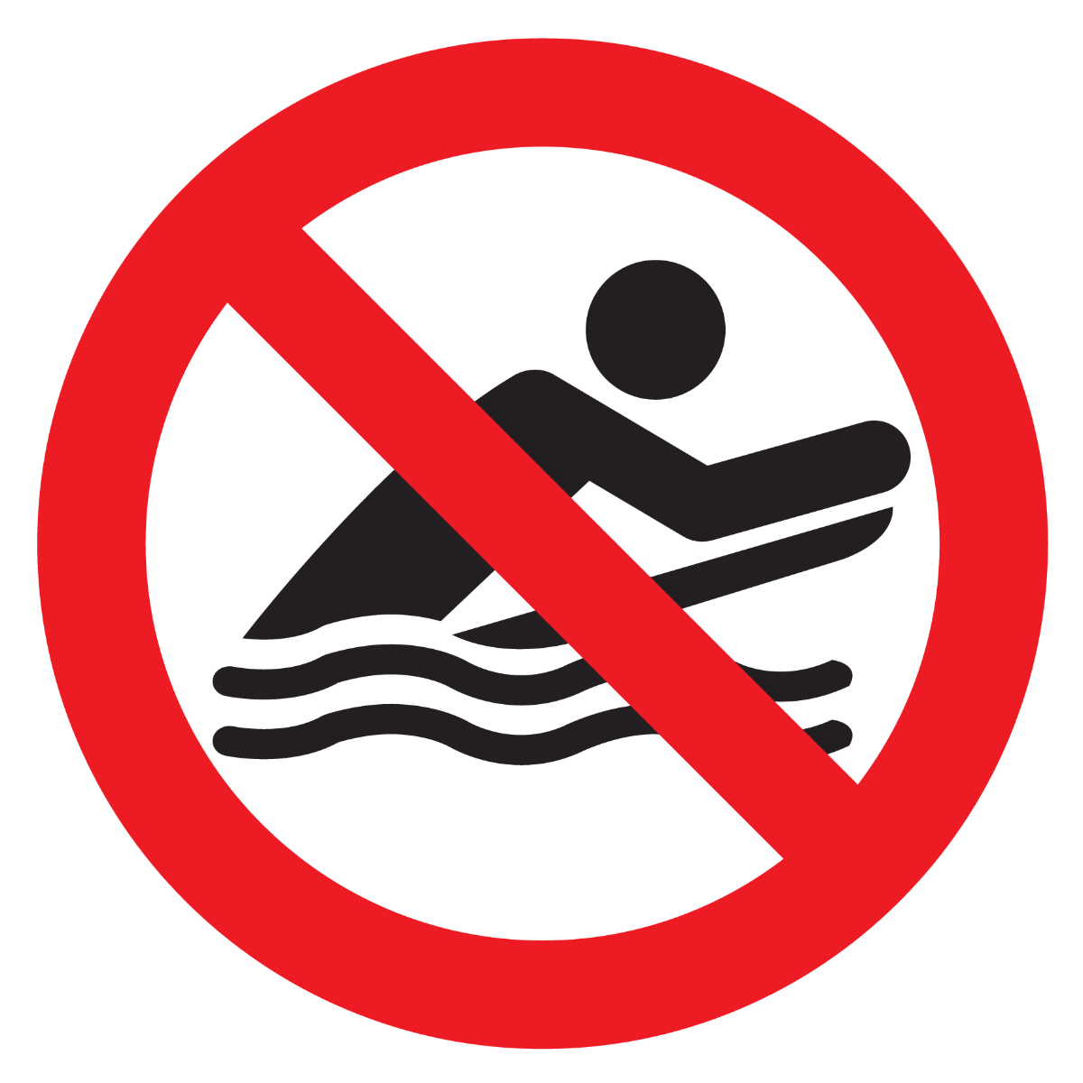 Bild der Kategorie Bodyboarden verboden