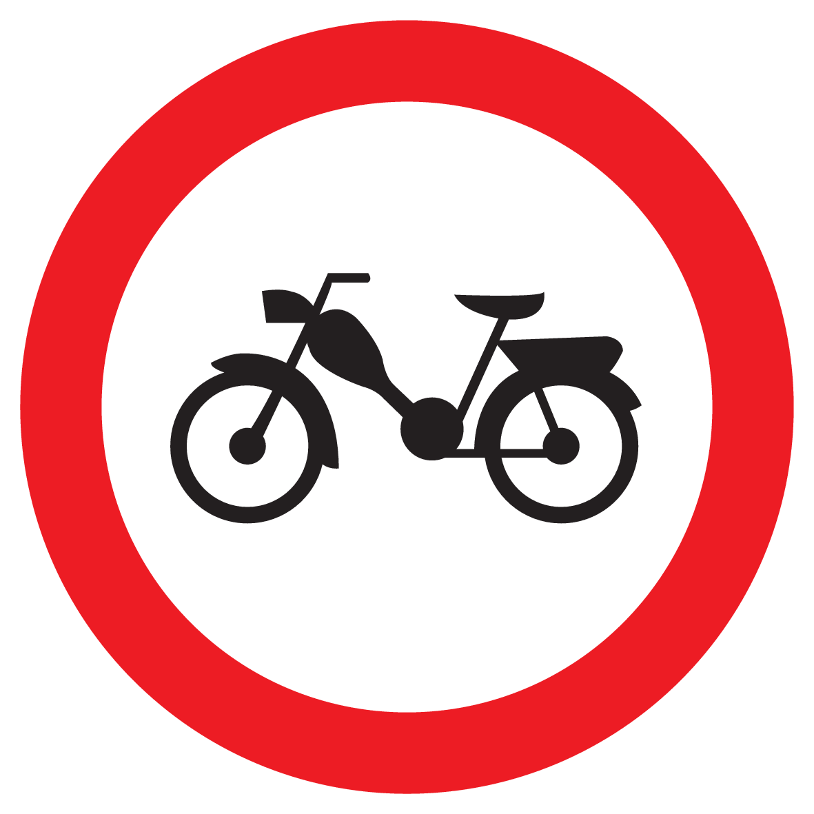 Bild der Kategorie Bromfietsen Verboden