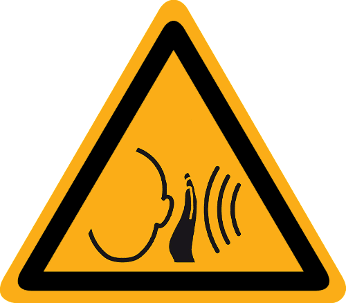 Bild der Kategorie Gevaar Hard Geluid