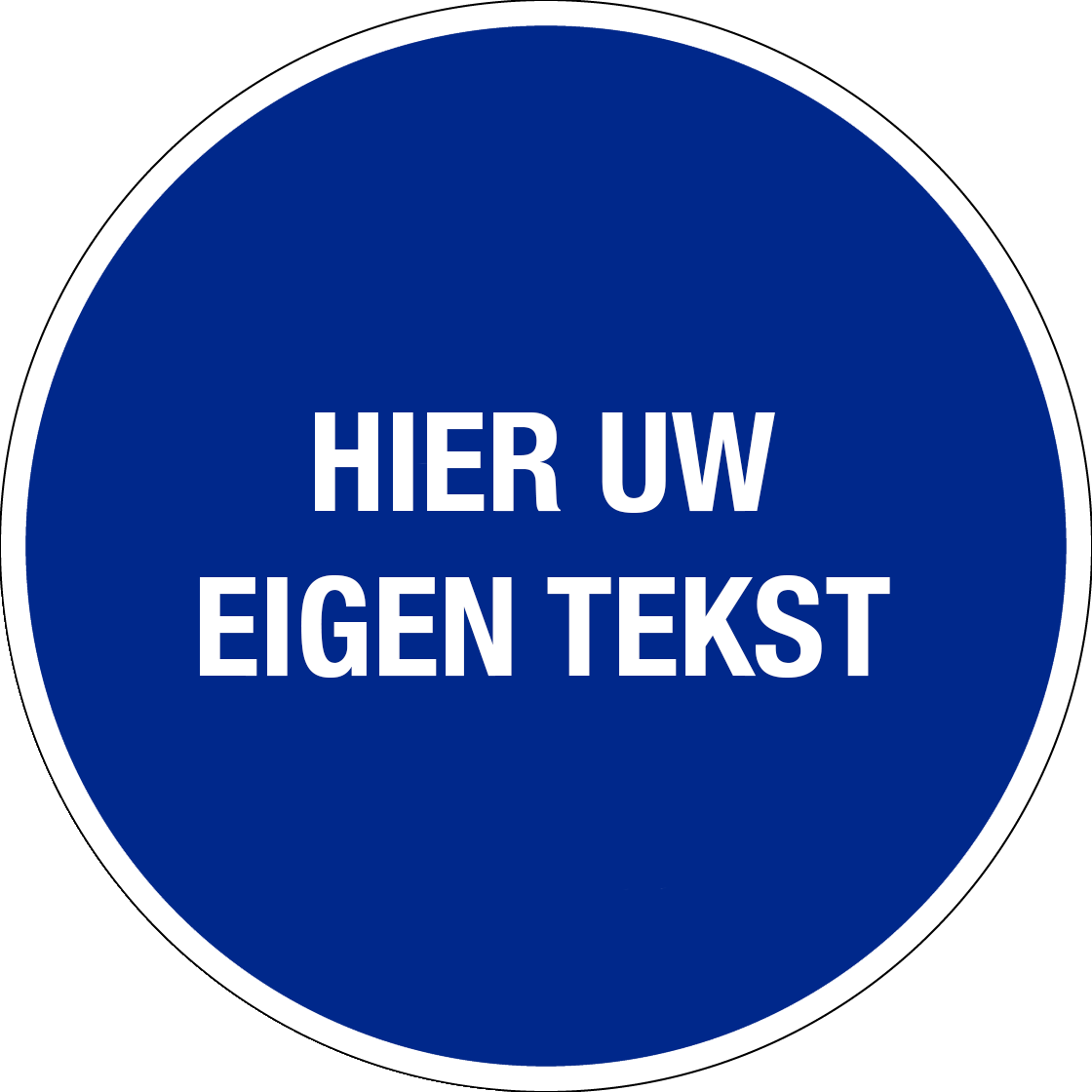 Bild der Kategorie Eigen Tekst Geboden