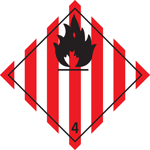 Bild der Kategorie Brandbare Vaste Stoffen -  Klasse 4.1