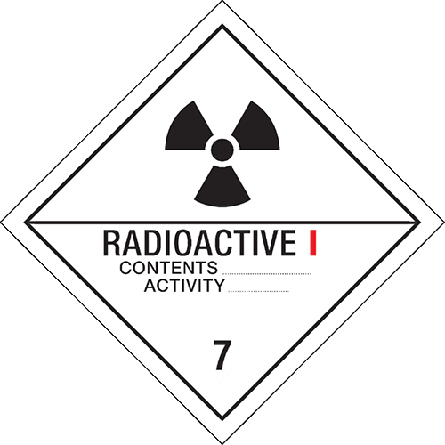 Bild der Kategorie Radioactive Stoffen - Klasse 7