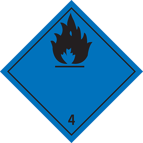 Bild der Kategorie Stoffen die in contact met water brandbare gassen ontwikkelen - Klasse 4.3