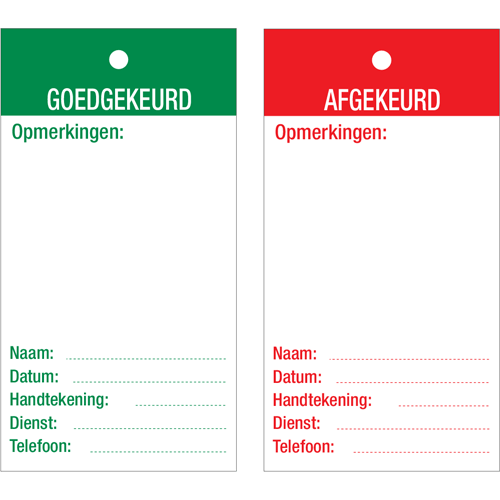 Bild der Kategorie Inspectielabels