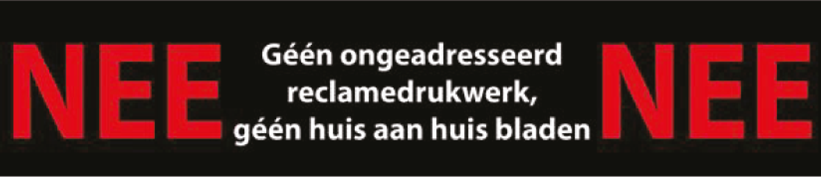 Bild der Kategorie Geen reclamedrukwerk