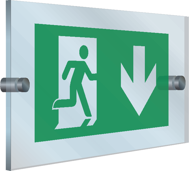 Bild der Kategorie Nooduitgang beneden