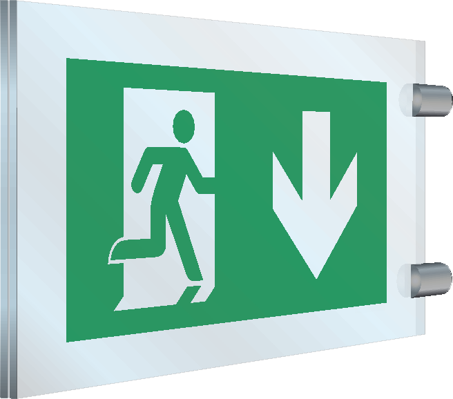 Bild der Kategorie Nooduitgang beneden