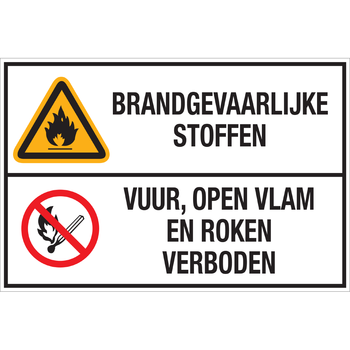 Bild der Kategorie Brandgevaarlijke Stoffen - Open Vuur Verboden