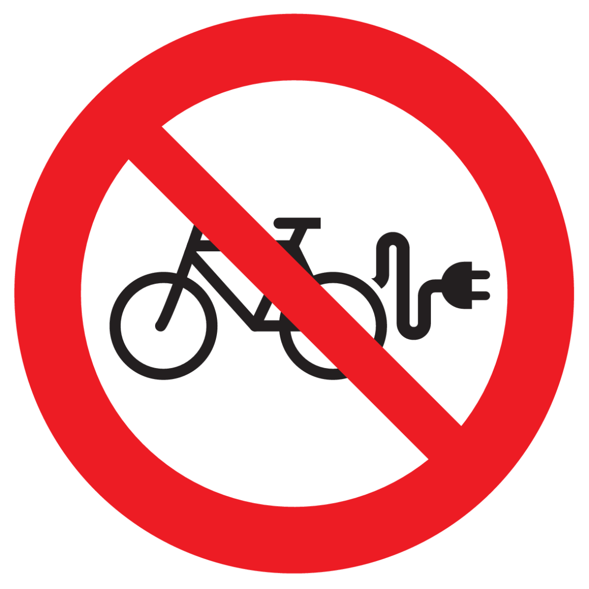 Bild der Kategorie Verboden Fiets Opladen