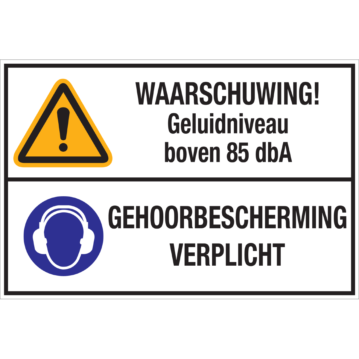 Bild der Kategorie Hard Geluid - Gehoorbescherming Verplicht