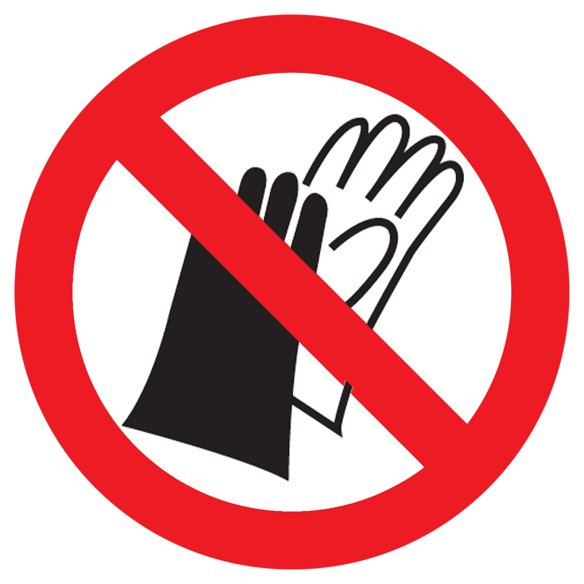 Bild der Kategorie Verboden Handschoenen te Dragen