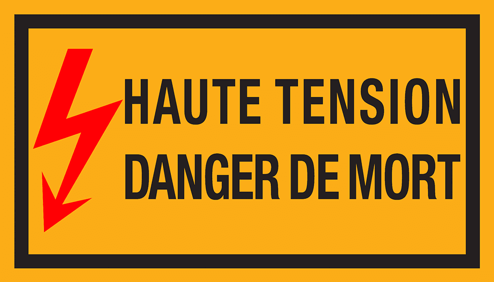 Bild der Kategorie Haute Tension - Danger de Mort