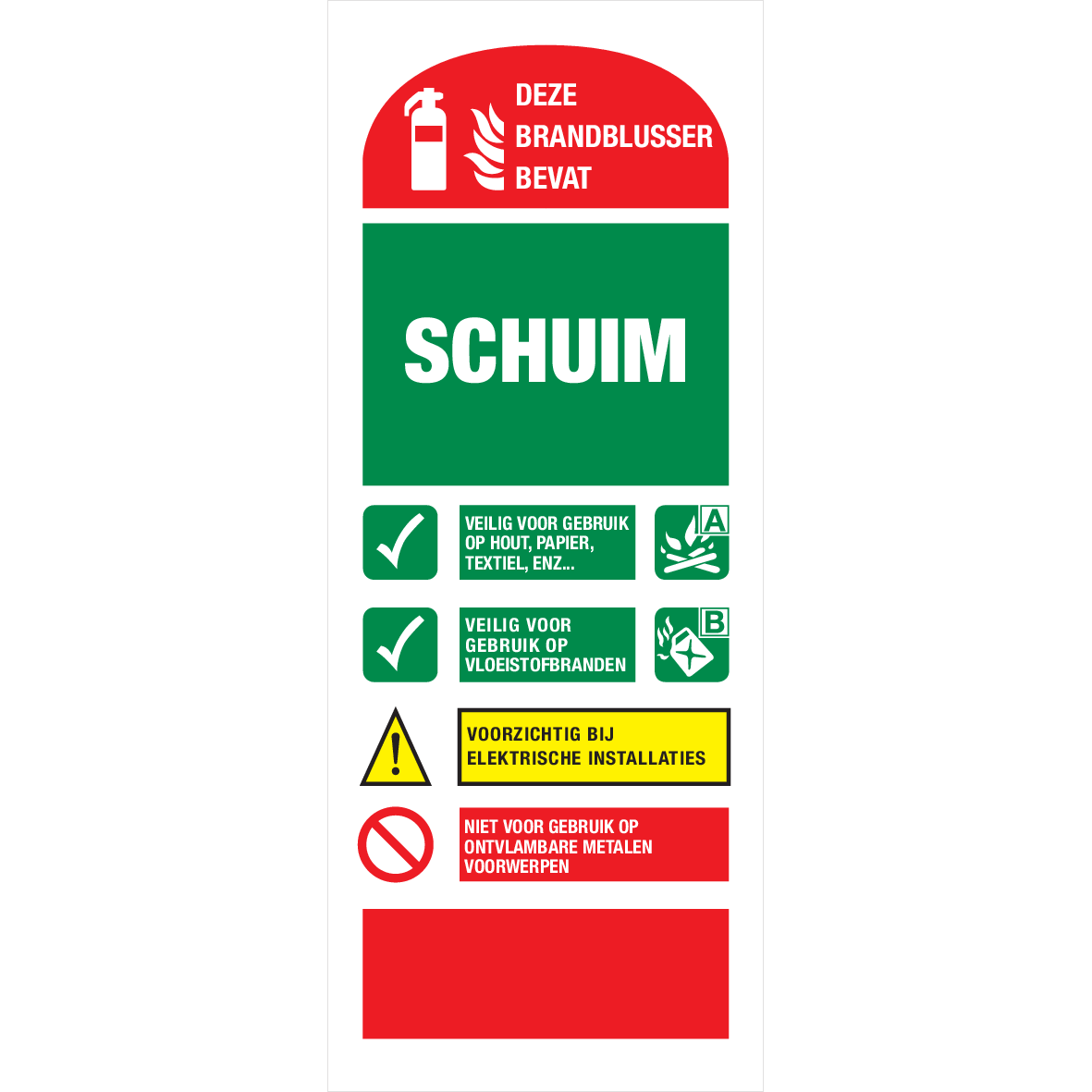 Bild der Kategorie Indentificatiestickers Blusmiddelen