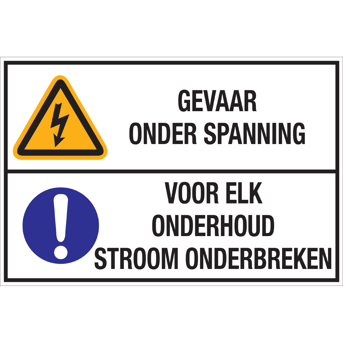 Bild der Kategorie Onder Spanning - Stroom Onderbreken