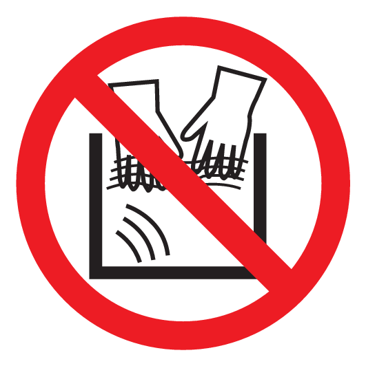 Bild der Kategorie Handen in bak Verboden