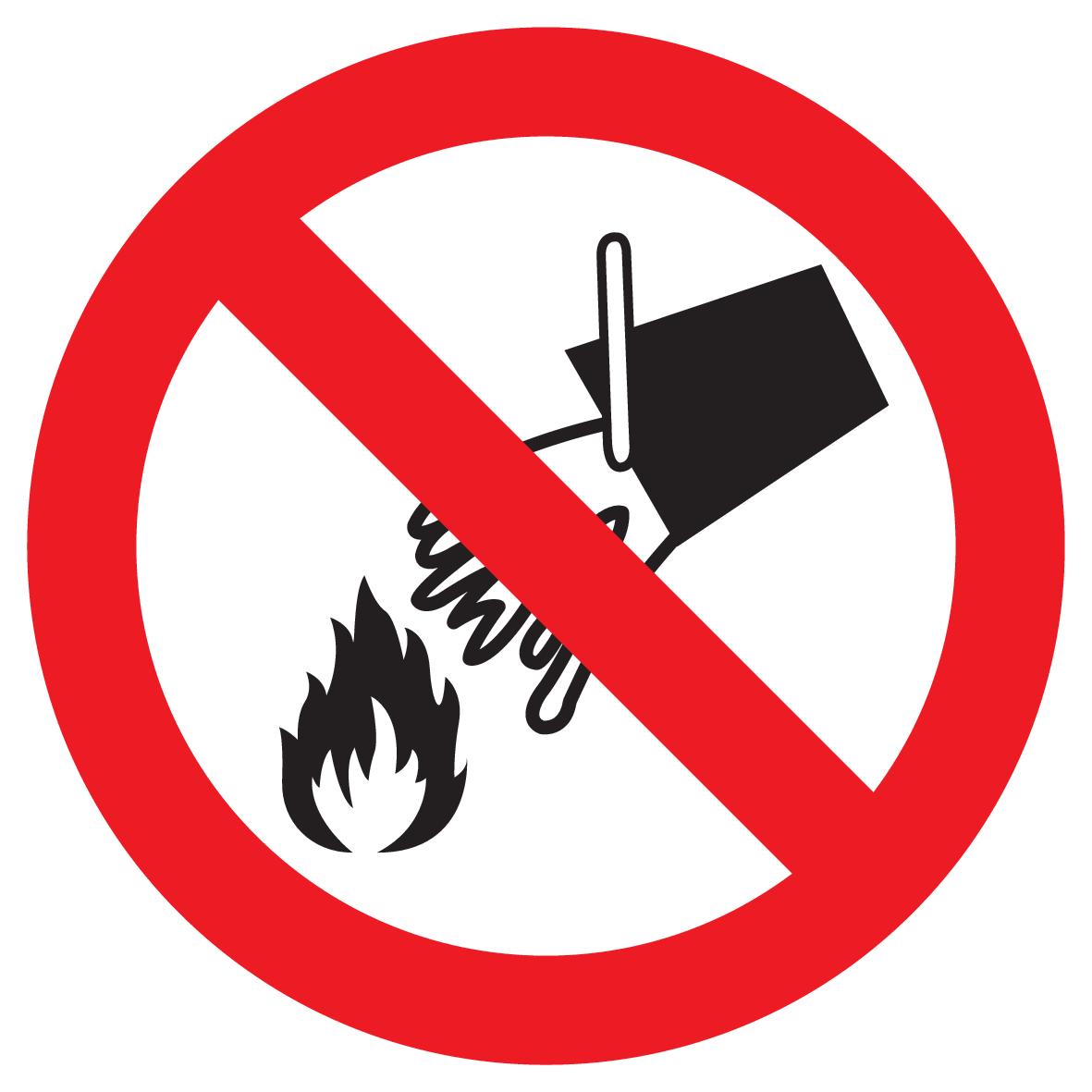 Bild der Kategorie Blussen met Water Verboden