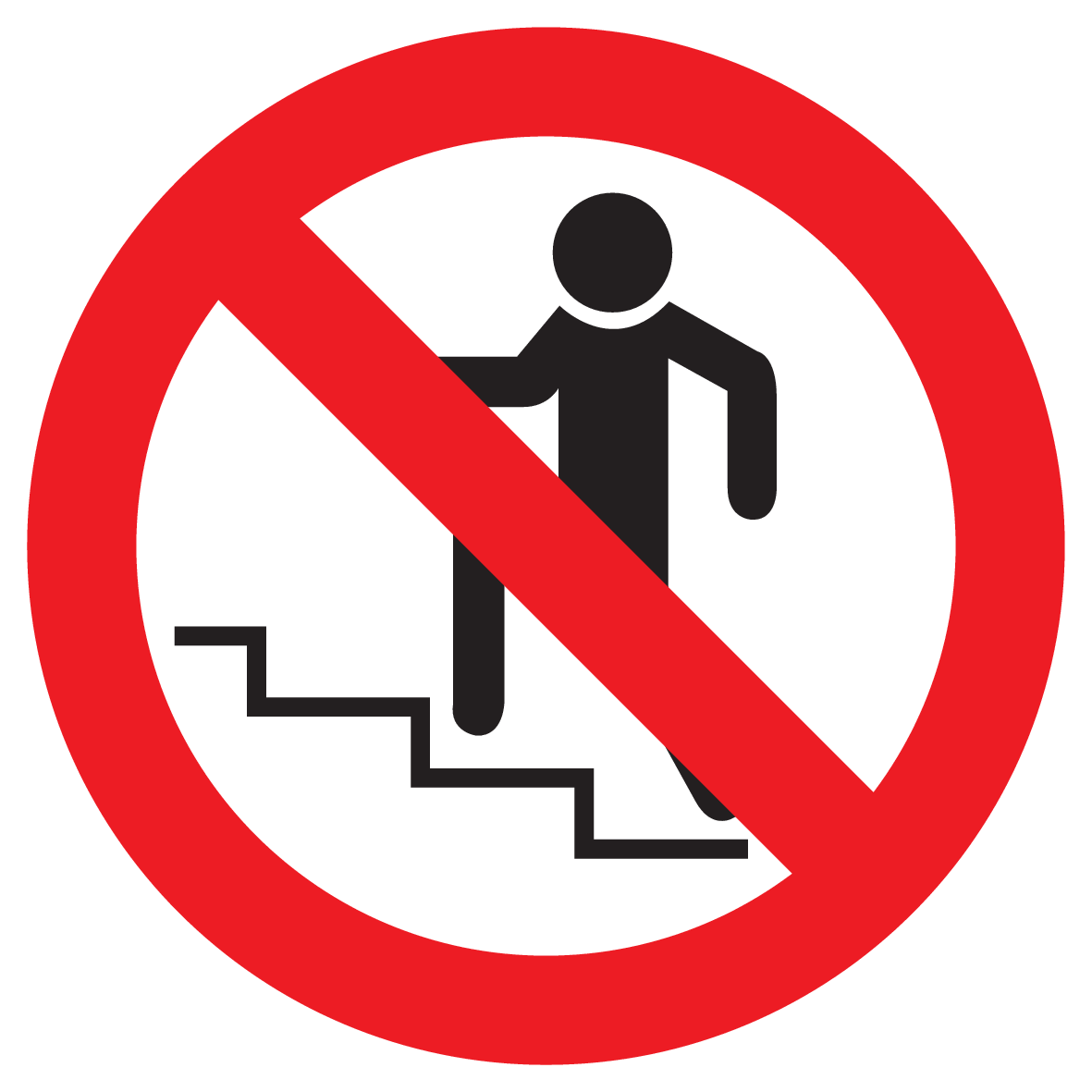 Bild der Kategorie Verboden de Trap te gebruiken