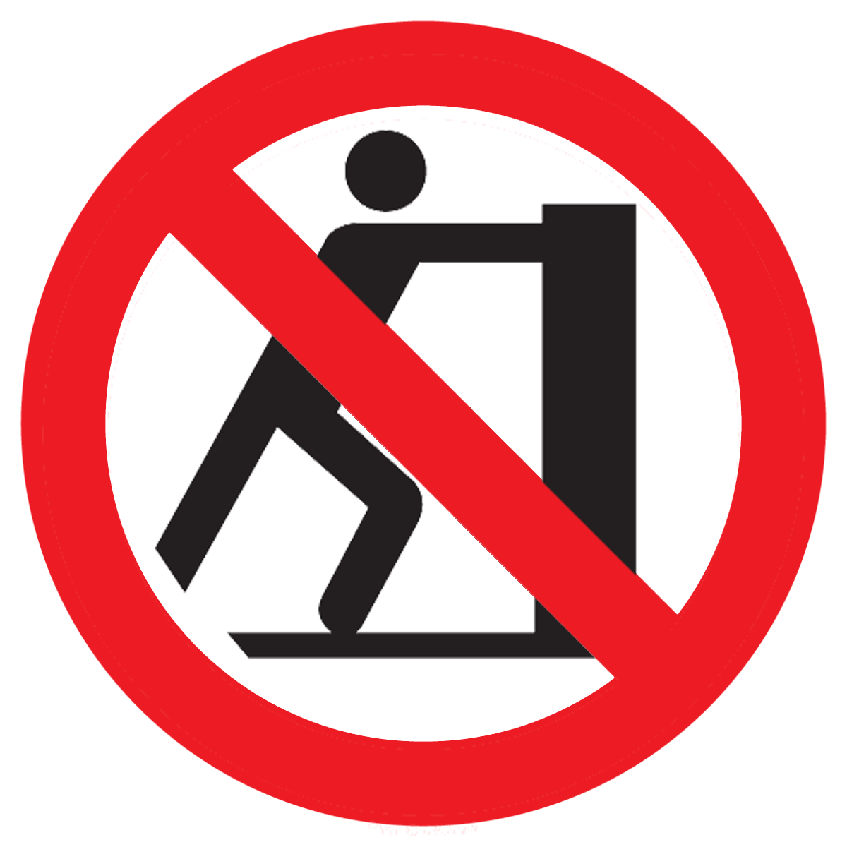 Bild der Kategorie Duwen Verboden