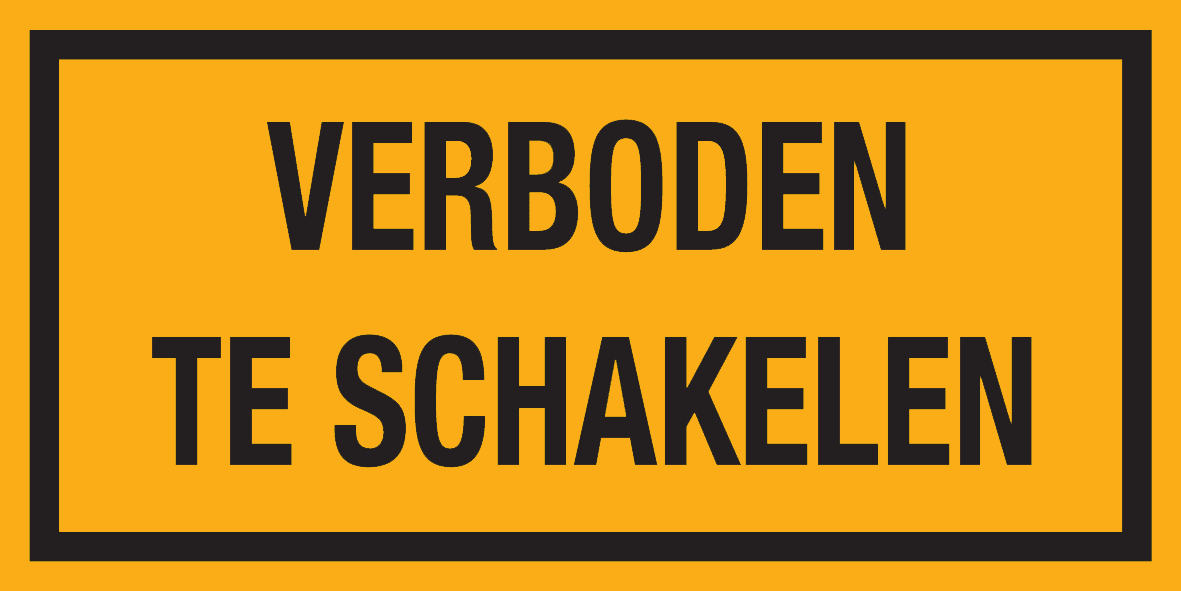 Bild der Kategorie Verboden te schakelen