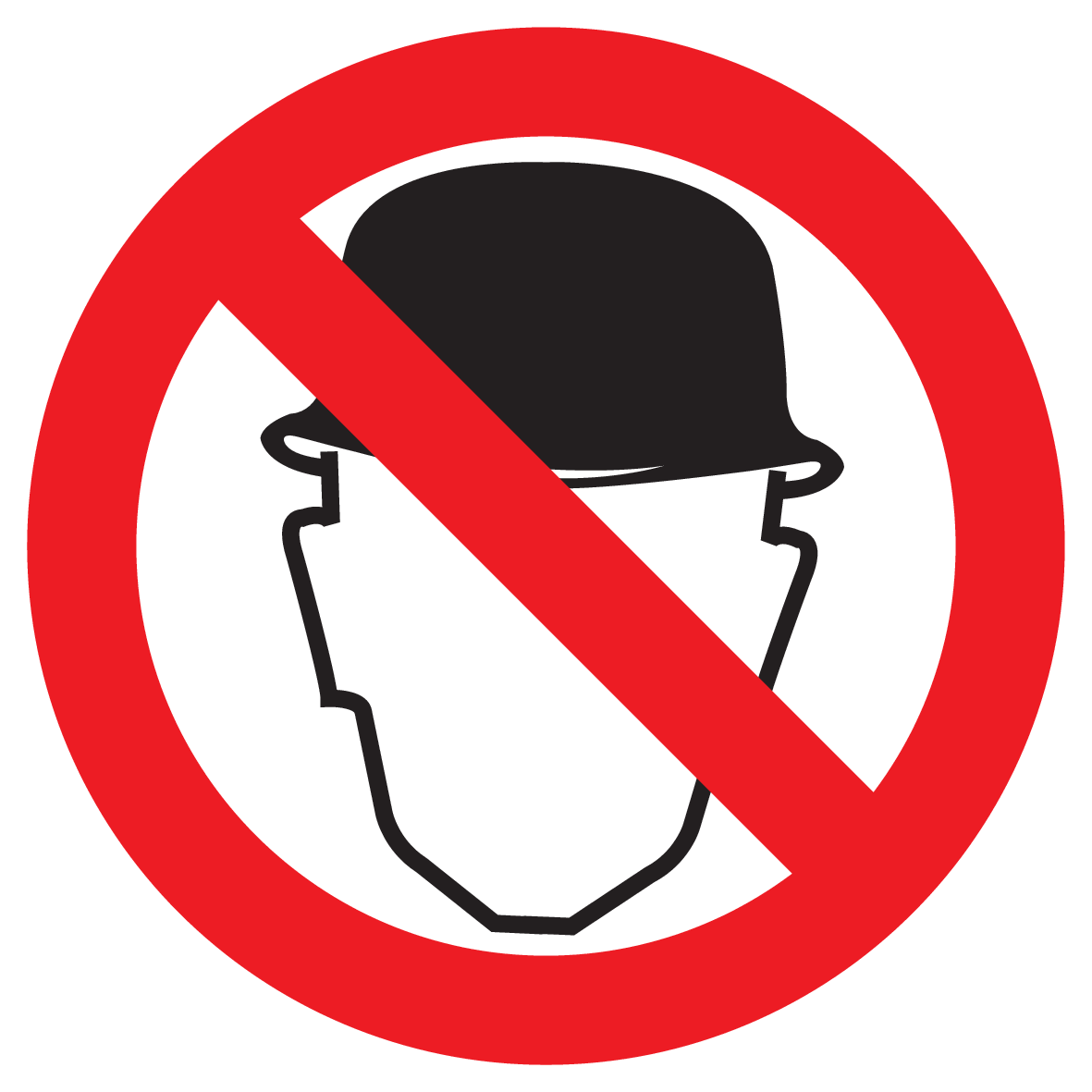 Bild der Kategorie Verboden Helm te dragen