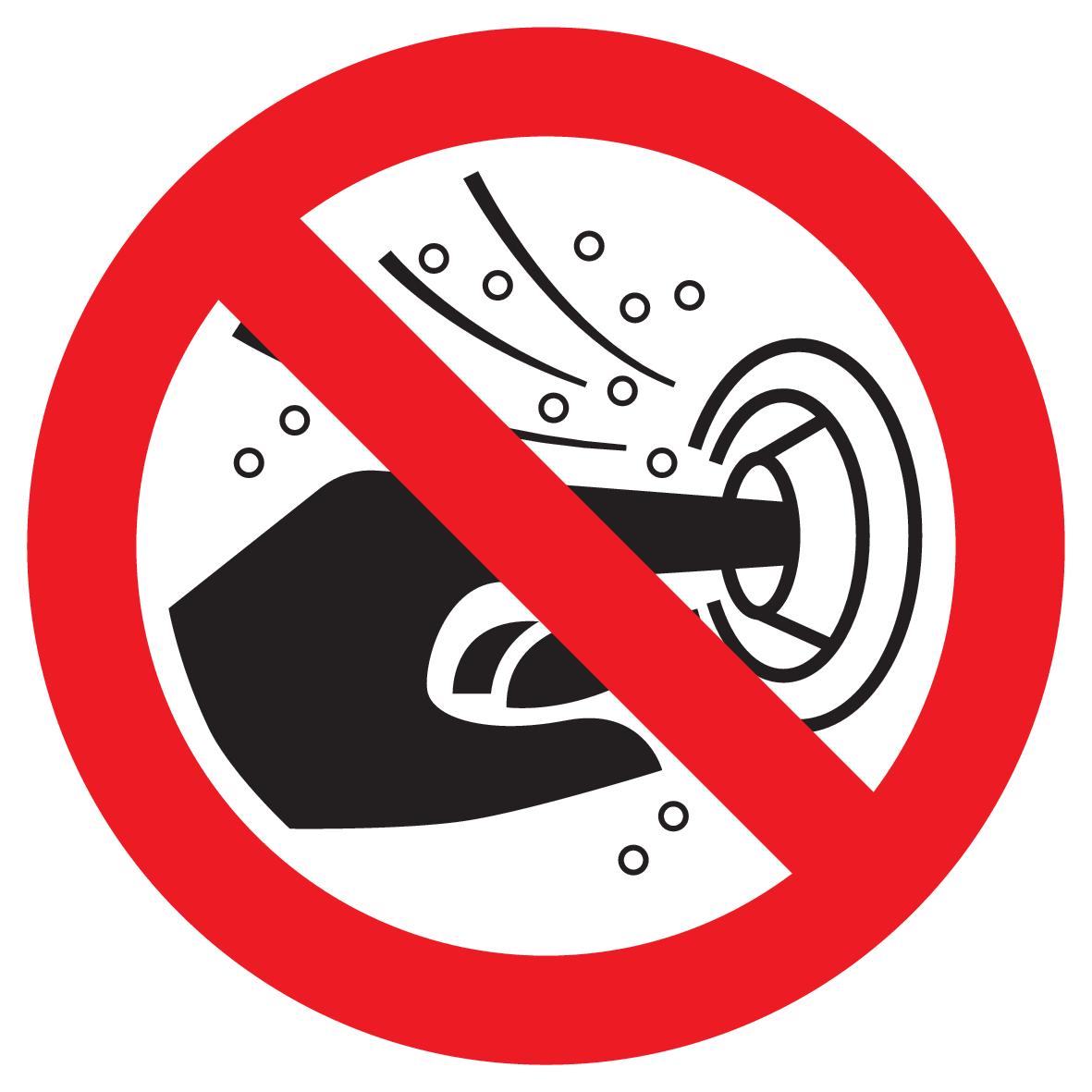 Bild der Kategorie Verboden vinger in de nozzle van de jetstream te steken