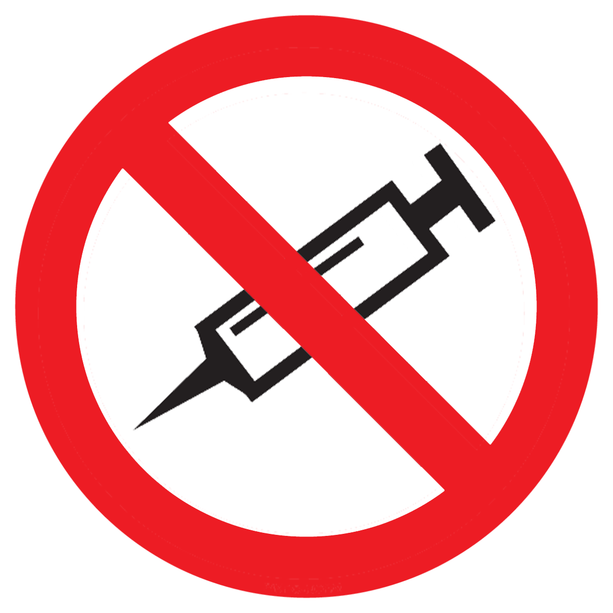 Bild der Kategorie Verboden voor Injectienaalden