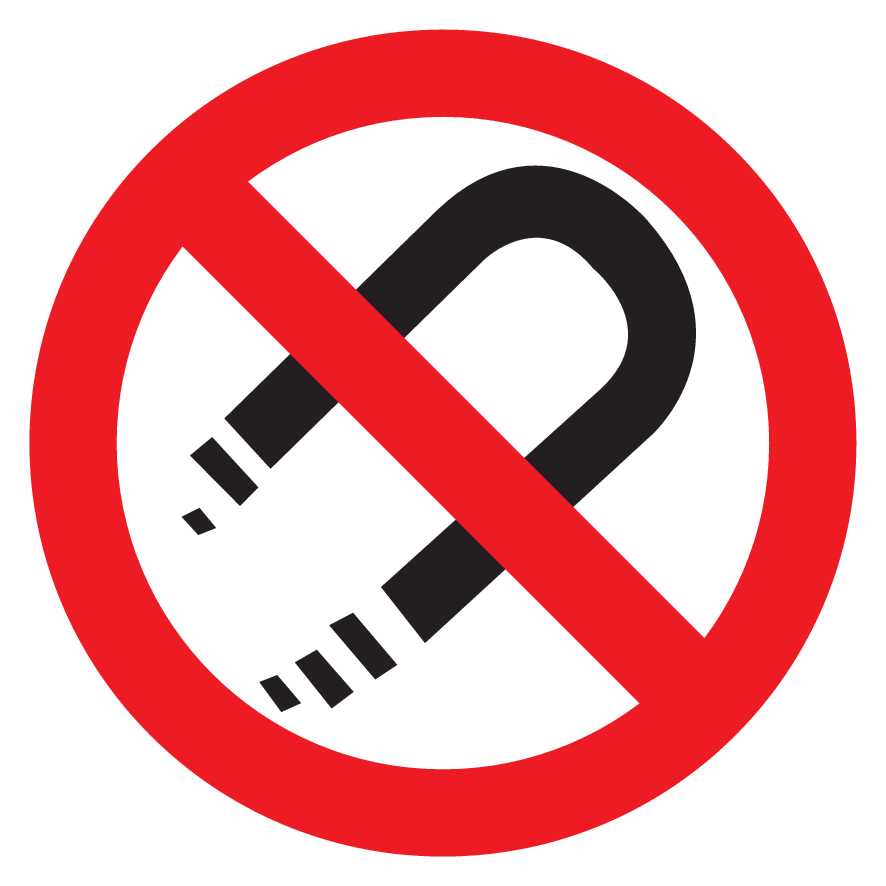 Bild der Kategorie Verboden voor Magneten