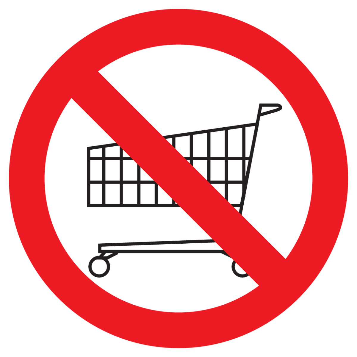 Bild der Kategorie Verboden voor Winkelwagens