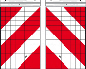 Laadklep vlaggen reflecterend