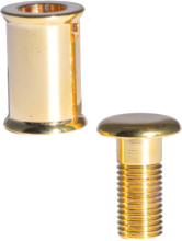 Muurbevestiging verguld