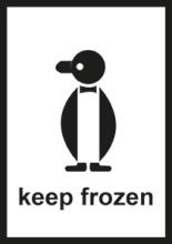 Behandelingsetiket Keep Frozen