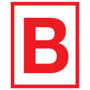 Bord met pictogram B voor een bovengrondse hydrant