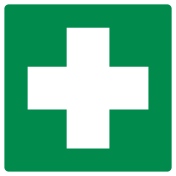 Bord EHBO pictogram ISO 7010