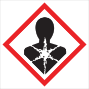 Bord met pictogram "Gezondheidsgevaar" - GHS08