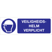 Bord met pictogram en tekst om aan te duiden dat een veiligheidshelm verplicht is - ISO7010 - M014