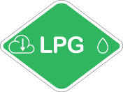 Brandstof Label LPG ISO 17840-4