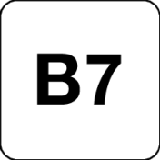 Brandstofsticker B7