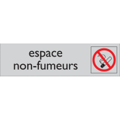 DeurBord Espace non-fumeurs (Zelfklevend)-165x45