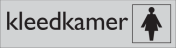 Zelfklevend deurbordje Kleedkamer Dames