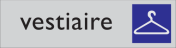 Zelfklevend deurbordje Vestiaire
