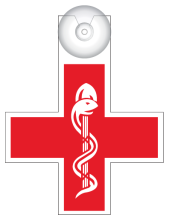 Dokter op bezoek (bordje)