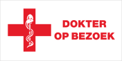 Dokter op bezoek (bordje)